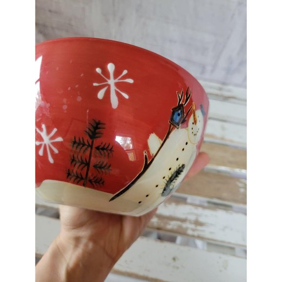 Baxter snowman bowl salad cereal certified interna - Picture 4 of 6